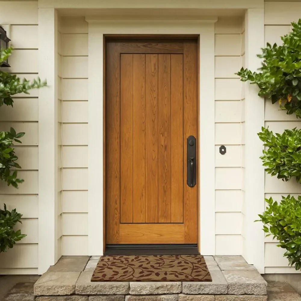 PowerSellerUSA Decorative Printed Entrance Outdoor/Indoor Door Mat, Eco-Friendly